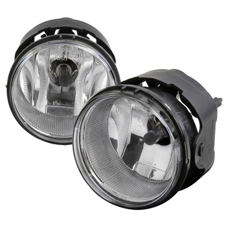 Spec-D Tuning 05-10 Dodge Charger Oem Fog Light- Clear LF-CHG05COEM-HZ